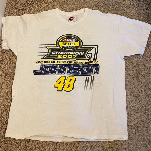 Winner's Circle Other - NASCAR Nextel Champion 2007 T-shirt Johnson 48 Size 2XL
